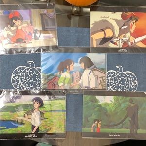 STUDIO GHIBLI LARGE FILM CELLS (SET OF 5)